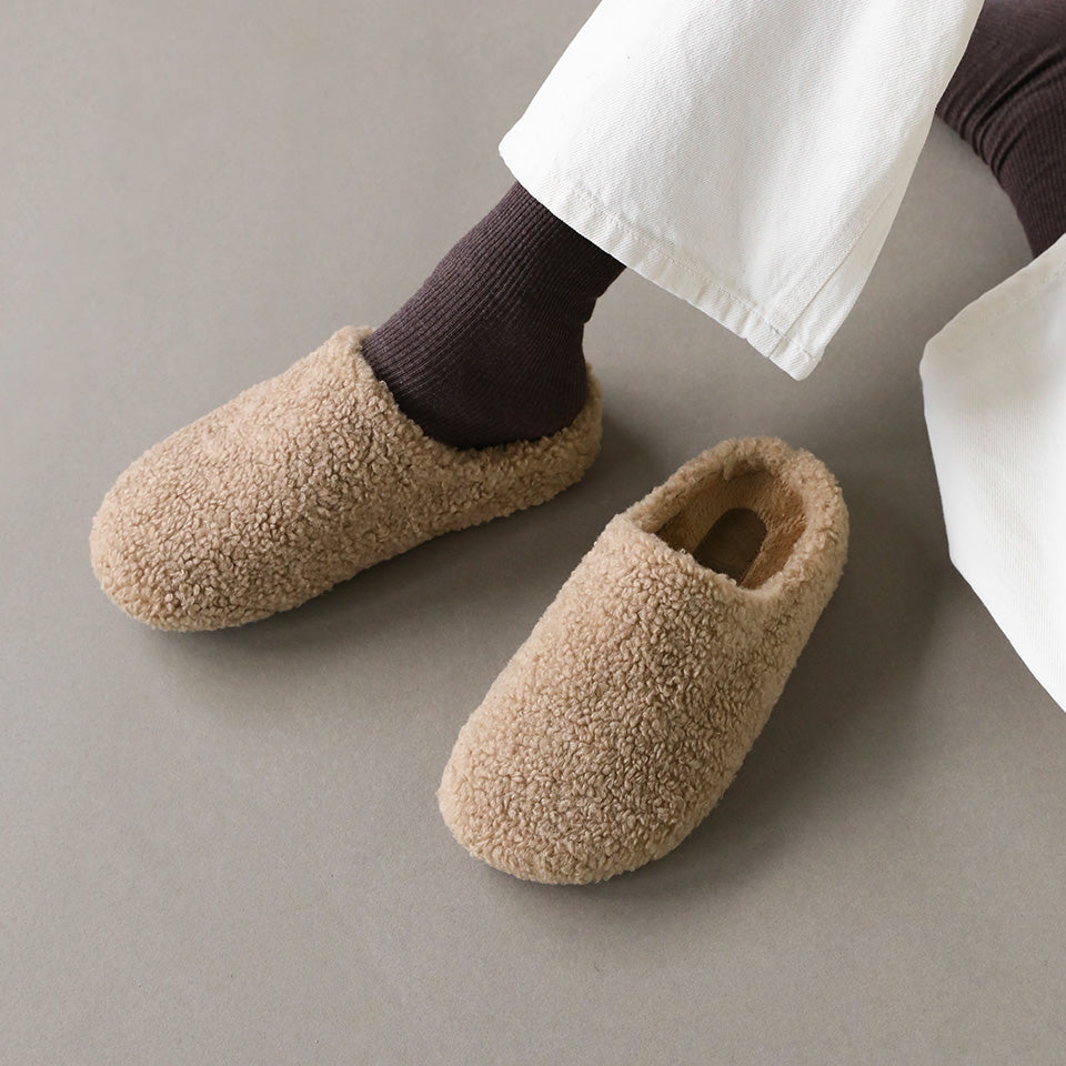 韓國 Sappun Torrison Wool Slippers (3cm)【AU041】