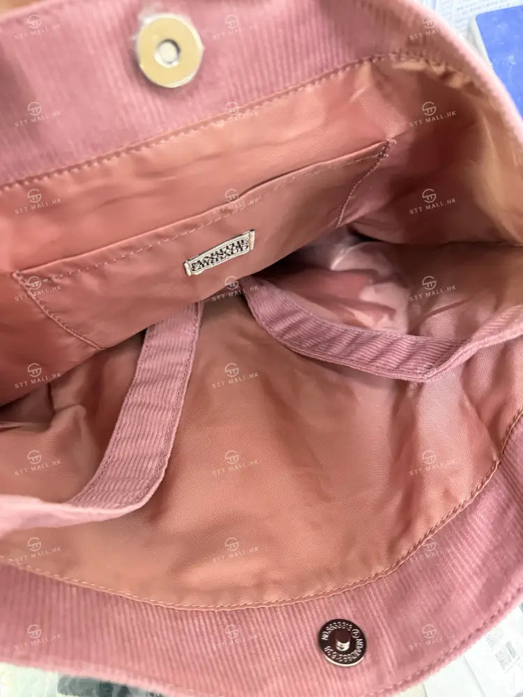 【現貨】韓國 Marithe Francois Girbaud Classic Logo Corduroy【ST201】 Pink 一般商品