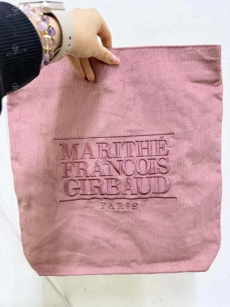 【現貨】韓國 Marithe Francois Girbaud Classic Logo Corduroy【ST201】 Pink 一般商品