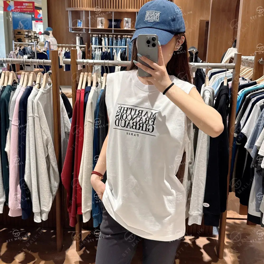 【現貨】韓國 Marithe Francois Girbaud CLASSIC LOGO SLEEVELESS【MF572】 一般商品