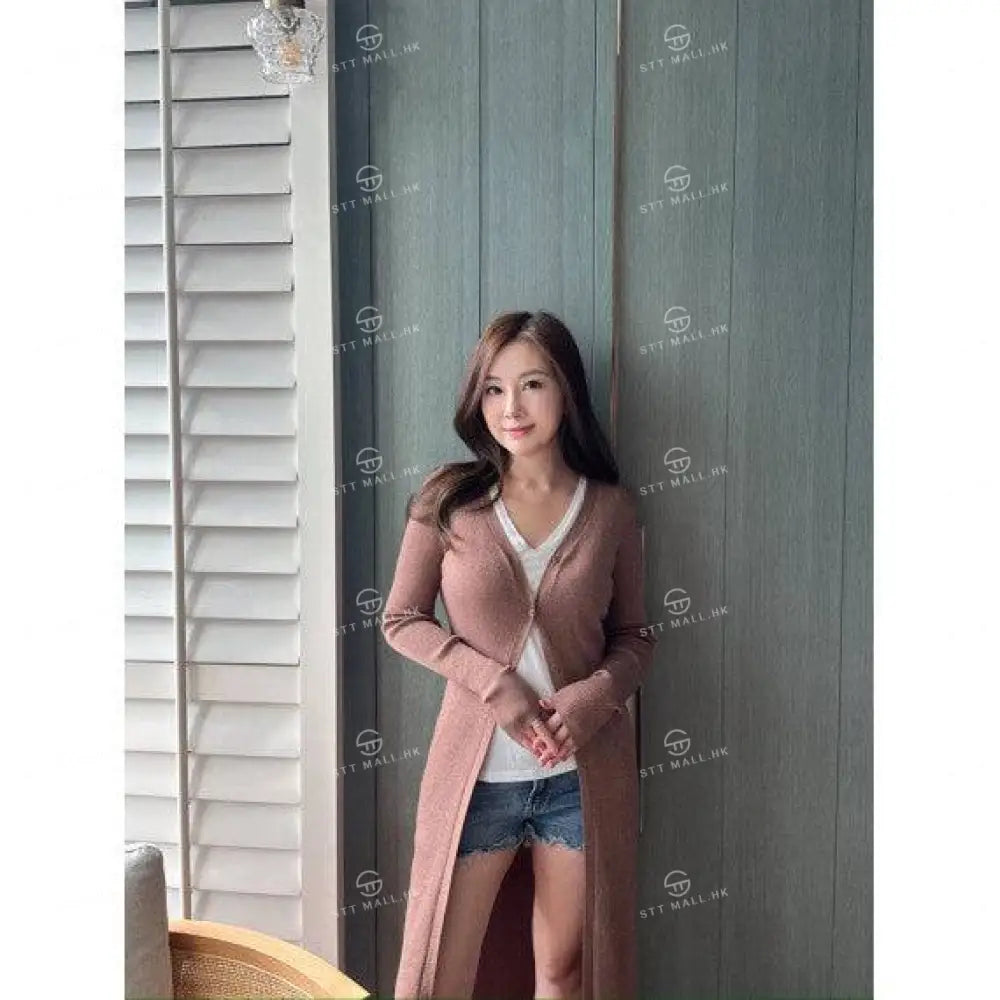 【現貨】顯瘦針織長身外套【ST075】