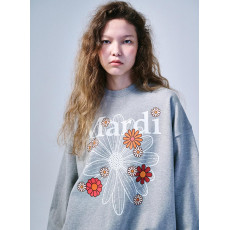 Mardi Mercredi Sweatshirt Flowermardi Blossom (Grey Ivory) [韓國連線 W]