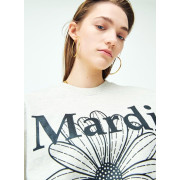 Mardi Mercredi Sweatshirt Flowermardi (Oatmeal Black) [韓國連線 W]