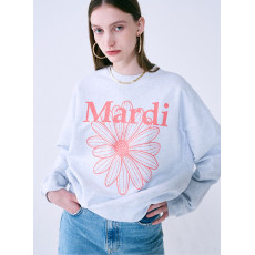 Mardi Mercredi Sweatshirt Flowermardi (Heather Coral) [韓國連線 W]