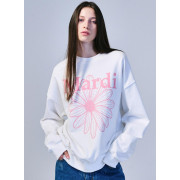 Mardi Mercredi Sweatshirt Flowermardi (White Pink) [韓國連線 W]