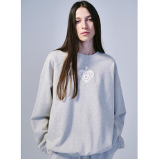 Mardi Mercredi Sweatshirt Satin Spade (Oatmeal) [韓國連線 W]