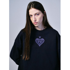 Mardi Mercredi Sweatshirt Satin Spade (Navy) [韓國連線 W]