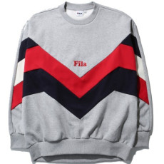 FILA Logo拼色衛衣 (灰色)