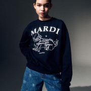 Mardi Mercredi Sweatshirt Holiday Swing The Tail Ddanji [韓國連線W]