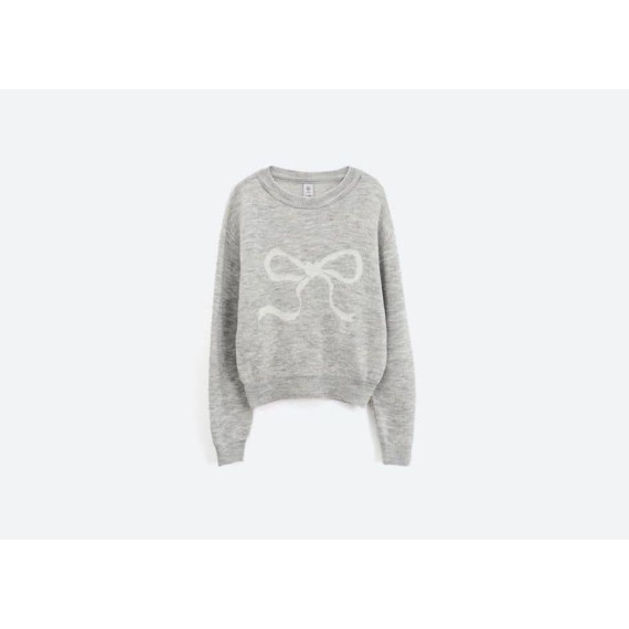 RonRon Heart Ribbon Jacquard Knit [韓國連線W]