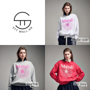 Mardi Mercredi Sweatshirt Flowermardi [韓國連線W]