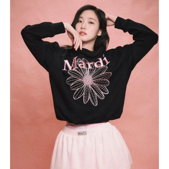 Mardi Mercredi Sweatshirt Flowermardi Needlework [韓國連線W]