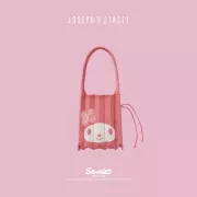 韓國直送 Joseph and Stacey 褶皺針織袋 / My Melody (不包括吊飾)