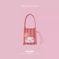 韓國直送 Joseph and Stacey 褶皺針織袋 / My Melody (不包括吊飾)