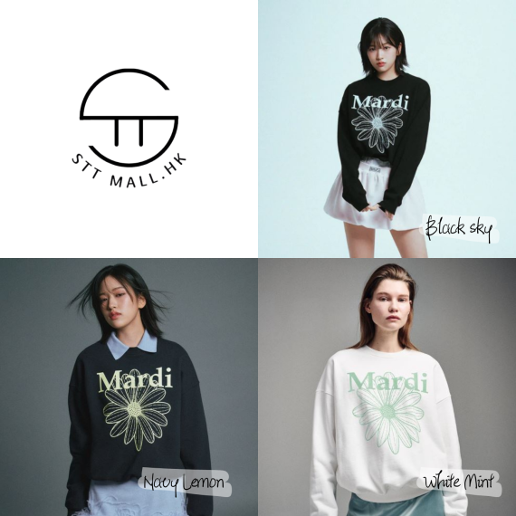 Mardi Mercredi Sweatshirt Flowermardi [韓國連線W]