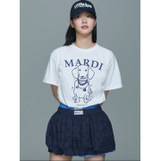 Mardi Mercredi T-shirt Swing The Tail Ddanji Pearl Necklace [韓國連線W]