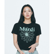 Mardi Mercredi Slim T-shirt Flowermardi [韓國連線W]