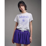 Mardi Mercredi Slim T-shirt Flowermardi [韓國連線W]