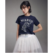 Mardi Mercredi Slim T-shirt Swing The Tail Ddanji [韓國連線W]