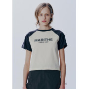 Marithe Francois Girbaud No.3 W Raglan Regular Logo Tee [韓國連線 D]