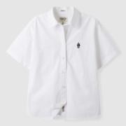 Who.A.U No.7 Steve Loose Fit Cotton Shirts [韓國連線 D]‎