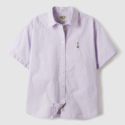 Who.A.U No.7 Steve Loose Fit Cotton Shirts [韓國連線 D]‎