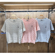 Who.A.U No.34 Steve Round neck Short Sleeve Sweater [韓國連線 D]‎