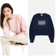 Marithe Francois Girbaud W CLASSIC LOGO CROP SWEATSHIRT [韓國連線 W]