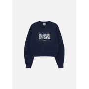 Marithe Francois Girbaud W CLASSIC LOGO CROP SWEATSHIRT [韓國連線 W]