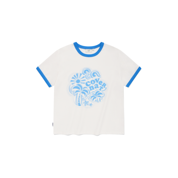 Covernat No.18 Woman Cloverhart Ringer T-Shirt [韓國連線 D]