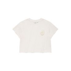 Covernat No.54 Woman Cropped Overfit Corsage T-Shirt [韓國連線 D]