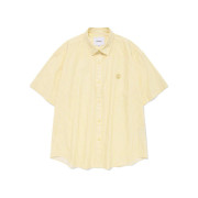 Covernat No.44 Drawing Stripe Half Shirt [韓國連線 D]