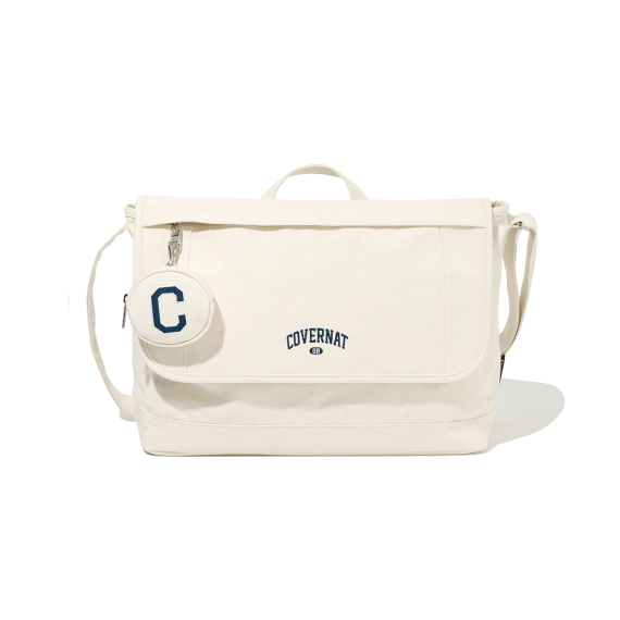 Covernat No.78 Canvas Serif Messenger Bag [韓國連線 D]