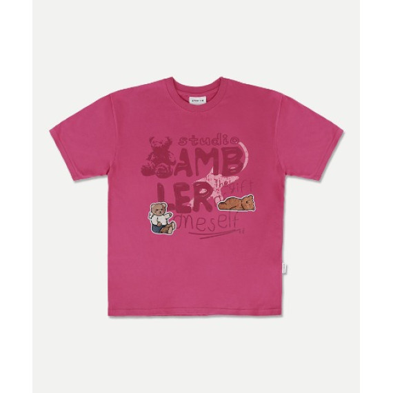 Ambler No.16 Bear Patch Overfit T-Shirt [韓國連線D]