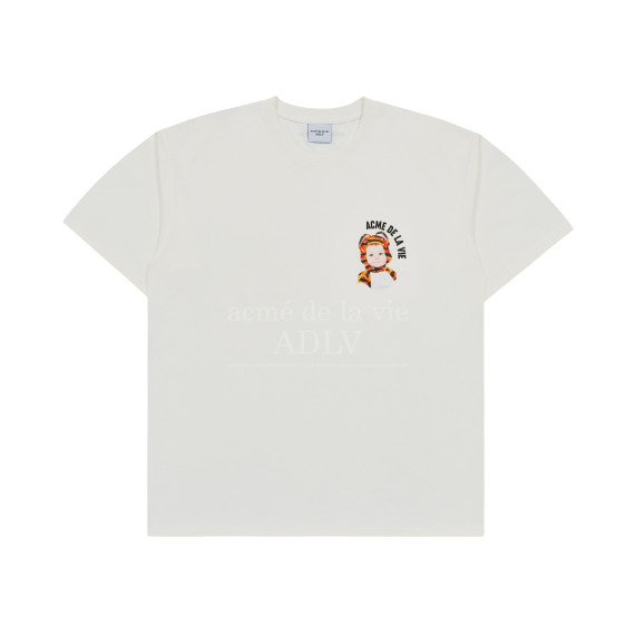 ADLV No.23 MINI BABY FACE BABY TIGER SHORT SLEEVE T-SHIRT CREAM [韓國連線D]