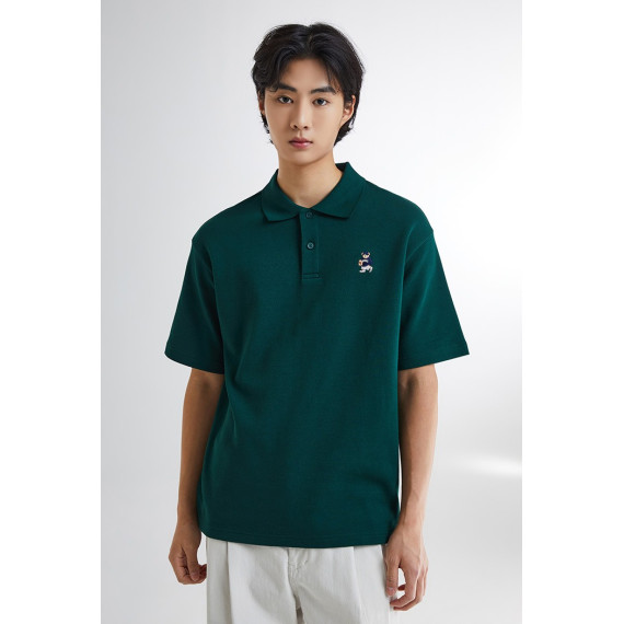 SPAO No.31 (Woody) Soft Cotton Short Sleeve Collar T-shirt [韓國連線 D]