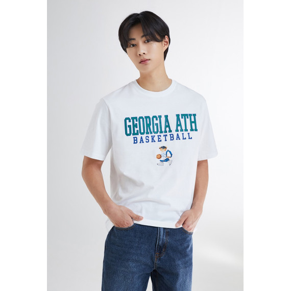 SPAO No.34 (Woody) GEORGIA Short Sleeve T-shirt [韓國連線 D]