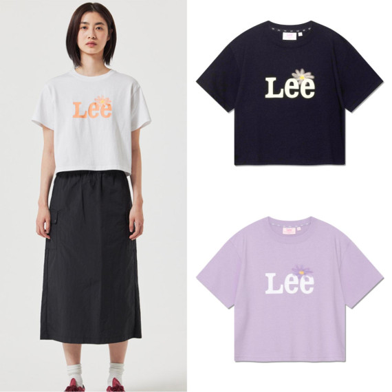 LEE Women Graphic Crop Tee [韓國連線 W]