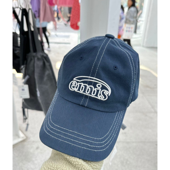 Emis No.16 White Stitch Ball Cap [韓國連線]