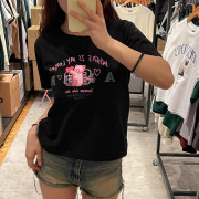 Ambler Finding Lover Cropped Short Sleeve T-Shirt [韓國連線 D]