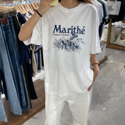 Marithe Francois Girbaud 圓領 Logo 短袖 Tee [韓國連線 D]