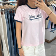 Marithe Francois Girbaud W Vintage Baseball Ringer Tee [韓國連線 D]