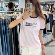 Marithe Francois Girbaud W Vintage Baseball Ringer Tee [韓國連線 D]