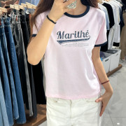 Marithe Francois Girbaud W Vintage Baseball Ringer Tee [韓國連線 D]