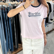 Marithe Francois Girbaud W Vintage Baseball Ringer Tee [韓國連線 D]