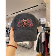 Ambler No.9 Smile bear-Denim embroidery ball cap [韓國連線D]