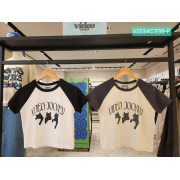 Video Jockey No.10 Nyang Nyang Nyang Raglan Crop T-Shirt [韓國連線 D]