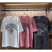 Who.A.U No.9 California Dyed Overfit T Shirt [韓國連線 D]‎