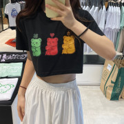 Dysfunct No.1 Three Bears Crop T-Shirt [韓國連線 D]