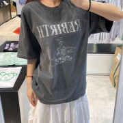 Dysfunct No.14 Rebirth Pigment T-Shirt (Charcoal) [韓國連線 D]